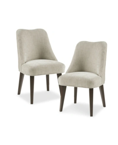 Shop Martha Stewart Collection Holls Dining Chair, Set Of 2 In Beige