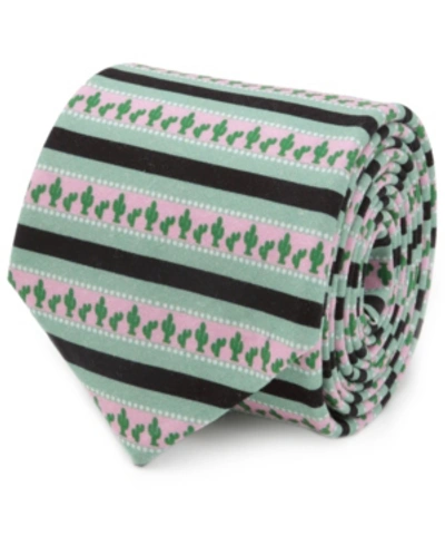 Shop Cufflinks, Inc Men's Texas Cactus Stripe Tie In Black