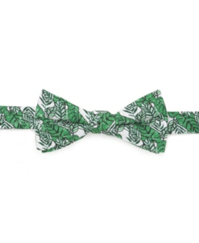 Shop Cufflinks, Inc Men's Palm Leaf Bow Tie In Green