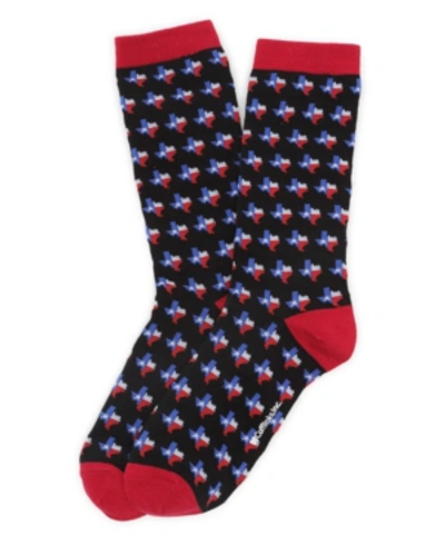 Shop Cufflinks, Inc Men's Texas State Sock In Black