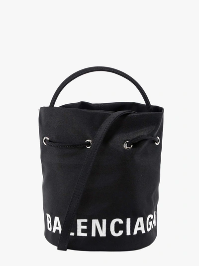 Shop Balenciaga Bucket Bag In Black
