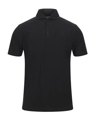 Shop Jeordie's Polo Shirts In Black