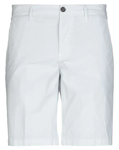 Shop Re-hash Man Shorts & Bermuda Shorts Light Grey Size 36 Cotton, Elastane