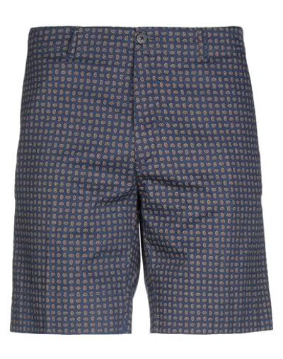 Shop Mauro Grifoni Bermudas In Dark Blue