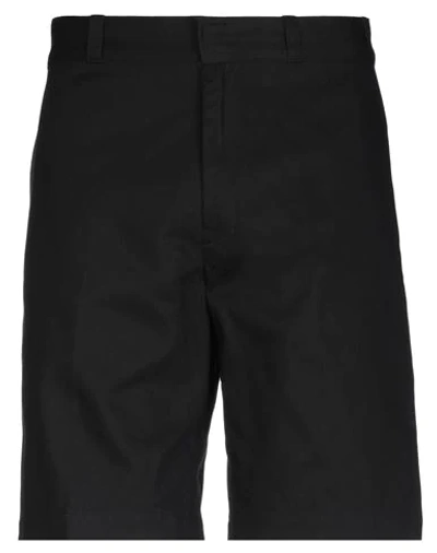 Shop Mauro Grifoni Grifoni Man Shorts & Bermuda Shorts Black Size 30 Cotton