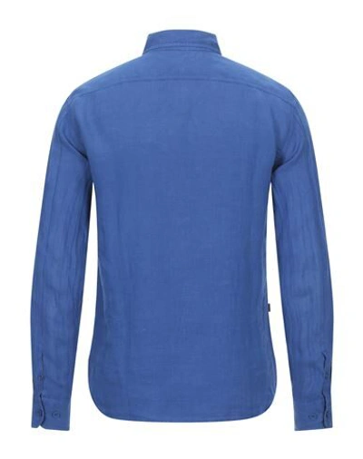 Shop Blauer Man Shirt Bright Blue Size 3xl Flax