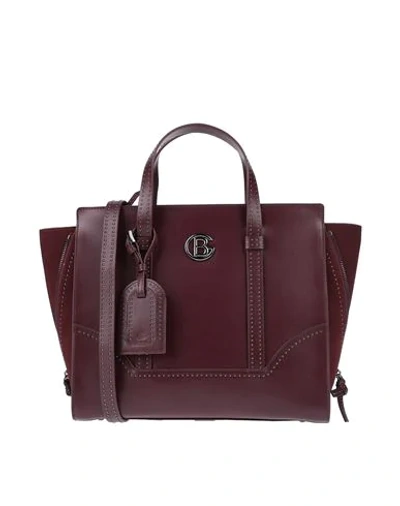 Shop Baldinini Handbags In Maroon