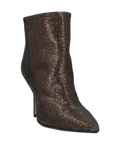 Shop Anna F Ankle Boots In Bronze
