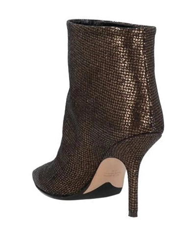 Shop Anna F Ankle Boots In Bronze