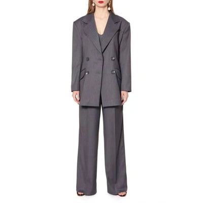 Aggi By Halewski Tiffany Downtown Grey Blazer