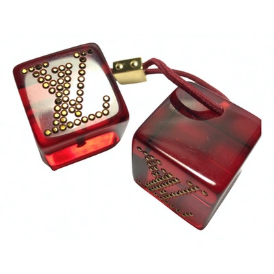 Pre-owned Louis Vuitton Red Hair Accessories