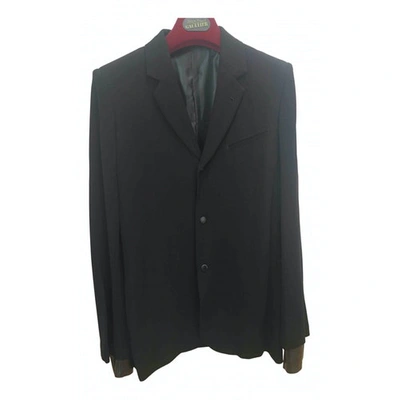Pre-owned Jean Paul Gaultier Wool Suit Jacket In Black