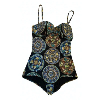Pre-owned Dolce & Gabbana Multicolour Lycra Swimwear