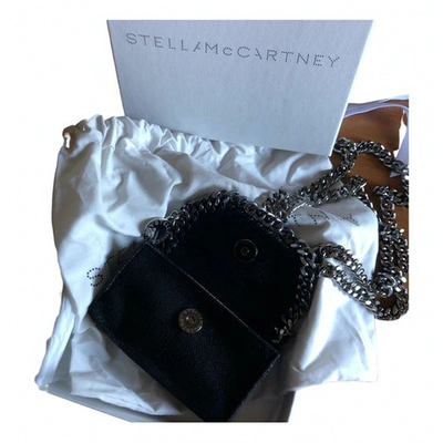 Pre-owned Stella Mccartney Falabella Black Clutch Bag