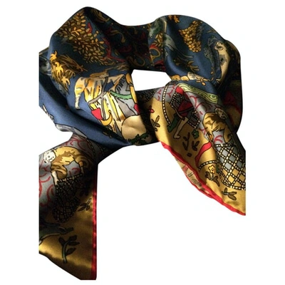 Pre-owned House Of Holland Multicolour Silk Scarf