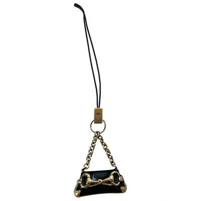 Pre-owned Gucci Black Cloth Phone Charms