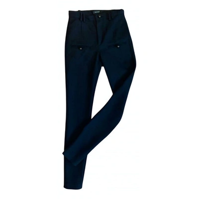Pre-owned Isabel Marant Blue Wool Trousers