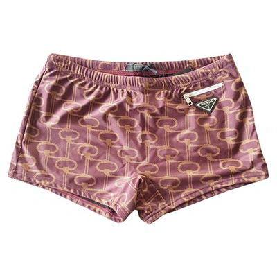 Pre-owned Prada Burgundy Swimwear