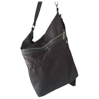Pre-owned Giorgio Armani Grey Cloth Bag