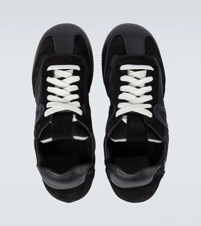 Shop Loewe Ballet Runner Sneakers In Black