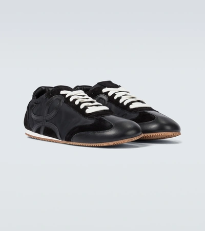 Shop Loewe Ballet Runner Sneakers In Black