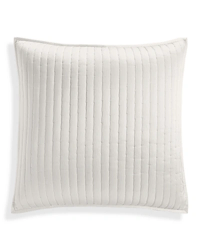 Shop Hotel Collection Channels Sham, European, Created For Macy's Bedding In White