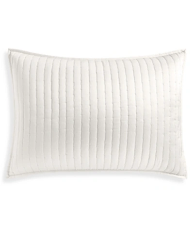 Shop Hotel Collection Channels Sham, Standard, Created For Macy's Bedding In White