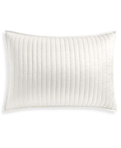 Shop Hotel Collection Channels Sham, King, Created For Macy's Bedding In White