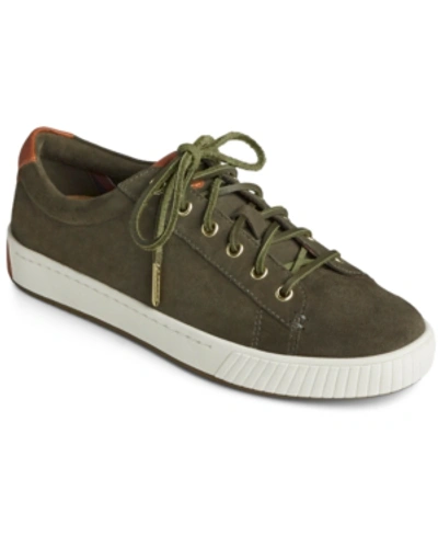 Shop Sperry Women's Anchor Plushwave Sneakers Women's Shoes In Olive