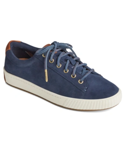 Shop Sperry Anchor Plushwave Lace-up Sneakers Women's Shoes In Navy