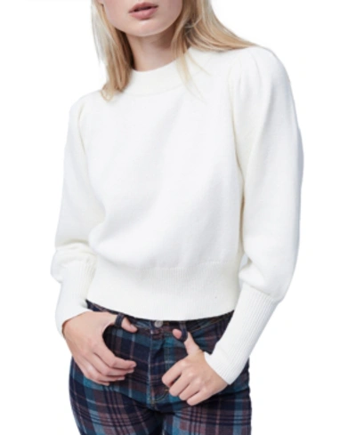 Shop French Connection Puff-sleeve Sweater In Winter White