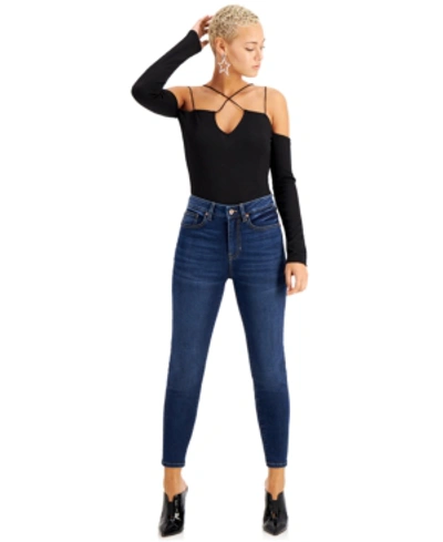 Shop Kendall + Kylie Juniors' High-rise Skinny Ankle Jeans In Jackpot