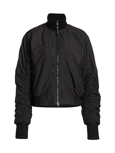 Shop Adidas By Stella Mccartney Women's Bomber Jacket In Black