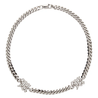 Shop Misbhv Silver Curb Link Choker Necklace