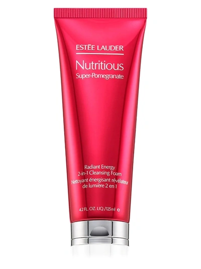 Shop Estée Lauder Women's Nutritious Super-pomegranate Radiant Energy 2-in-1 Cleansing Foam