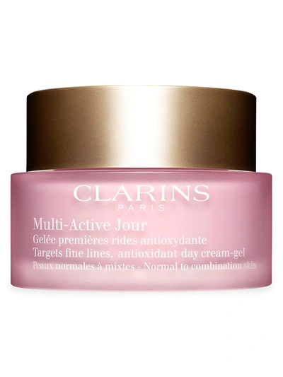 Shop Clarins Women's Multi-active Anti-aging Day Cream-gel Glowing Skin Moisturizer In Size 0