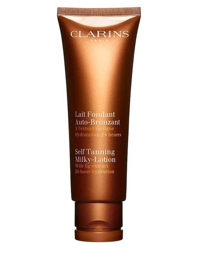 Shop Clarins Self Tanning Milky-lotion For Face And Body
