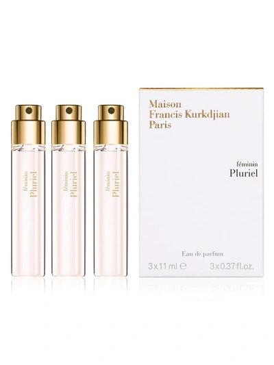 Shop Maison Francis Kurkdjian 3-piece Féminin Pluriel Eau De Parfum Refill Set