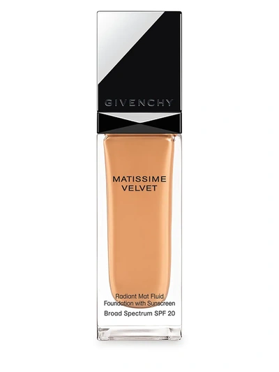 Shop Givenchy Mattissime Velvet Radiant Mat Fluid Foundation Spf 20 In Orange