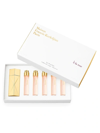 Shop Maison Francis Kurkdjian Five-piece À La Rose Travel Set