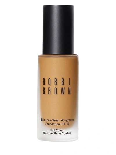 Shop Bobbi Brown Women's Skin Long-wear Weightless Foundation Spf 15 In Natural Tan 4.25