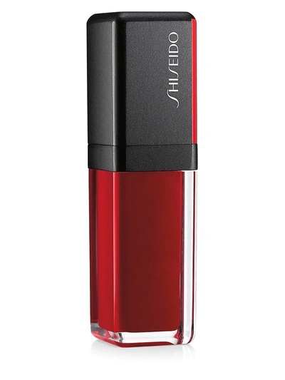 Shop Shiseido Women's Lacquerink Lip Shine In 307 Scarlet Glare