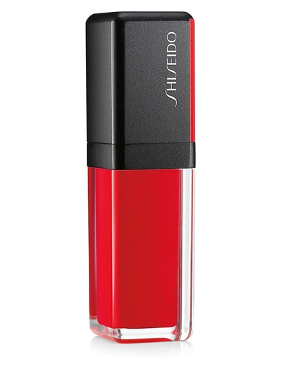 Shop Shiseido Women's Lacquerink Lip Shine In 304 Techno Red