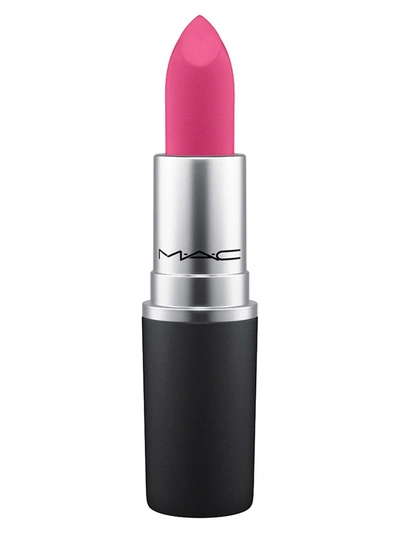 Shop Mac Women's Powder Kiss Lipstick In Velvet Punch