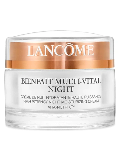 Shop Lancôme Bienfait Multi-vital Night Cream, Highly Potent Overnight Face Moisturizer