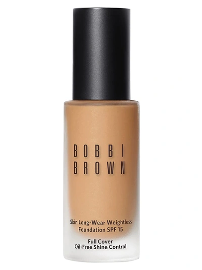 Shop Bobbi Brown Women's Skin Long-wear Weightless Foundation Spf 15 In Golden Beige W 048