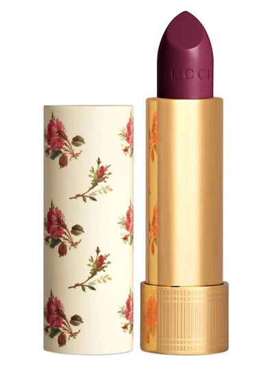 Shop Gucci Women's Rouge À Lèvres Voile Lipstick In Purple