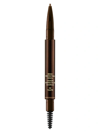 Shop Tom Ford Brow Perfecting Pencil In Taupe