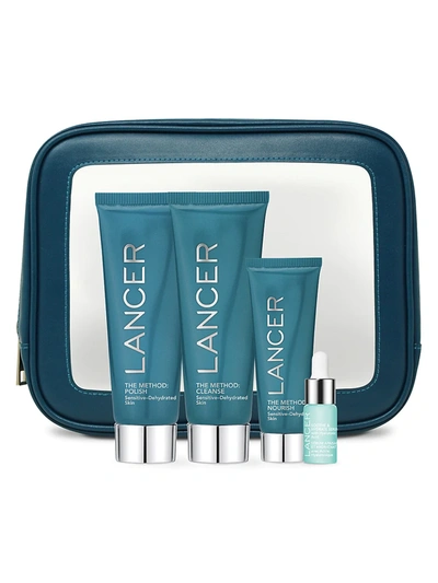 Shop Lancer Women's The Method Intro Kit Sensitive-dehydrated Skin