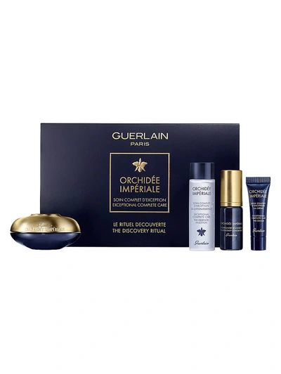 Shop Guerlain Orchidee Imperiale Anti-aging Eye & Lip Cream 4-piece Ritual Value Set- $398 Value